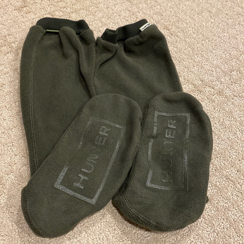 Hunter Fleece Cuff Tall Boot Socks - size Large (US Women’s 8 a 10) - like new